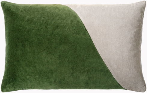 Cotton Velvet Lumbar Pillow