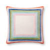 Rifle Paper Co. x Loloi No Name Pillow, Decorative Pillow, 22" length x 22" width thumbnail 1