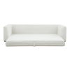 Rue Sleeper Sofa Off White, Sofa Bed by Moe's Home, 97.5" width x 25" height x 40.5" depth thumbnail 5