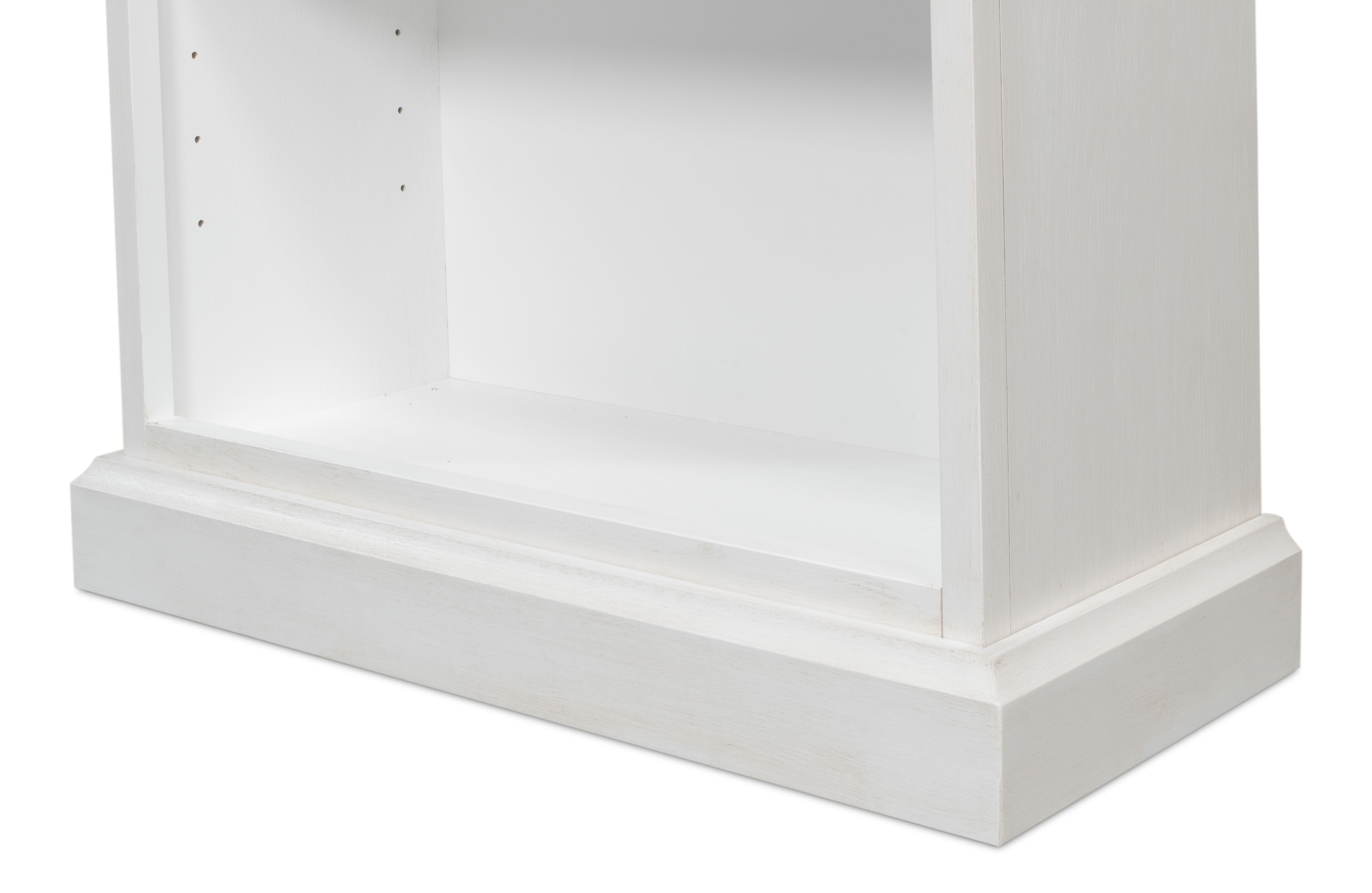 Open Shelf Bookcase, Cortina White, Shelving & Bookcase by Sarreid, 35" length x 16" width x 78" height View 10