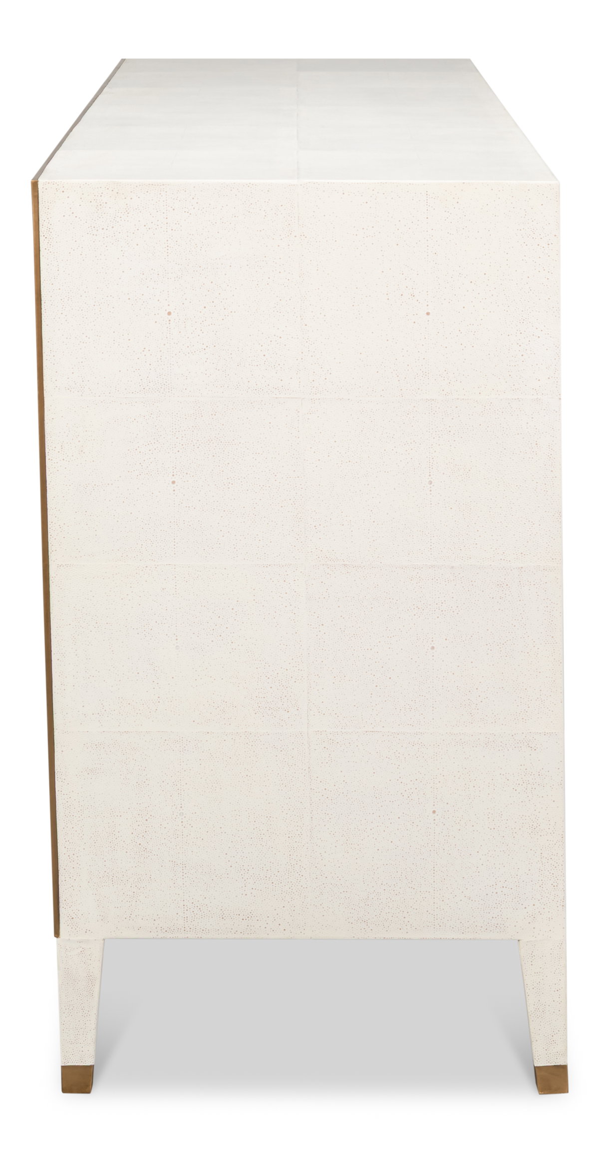 Gabriella Chest Of Drawers  Osprey White, by Sarreid, 1'10" length x 6'4" width x 3'4" height View 8