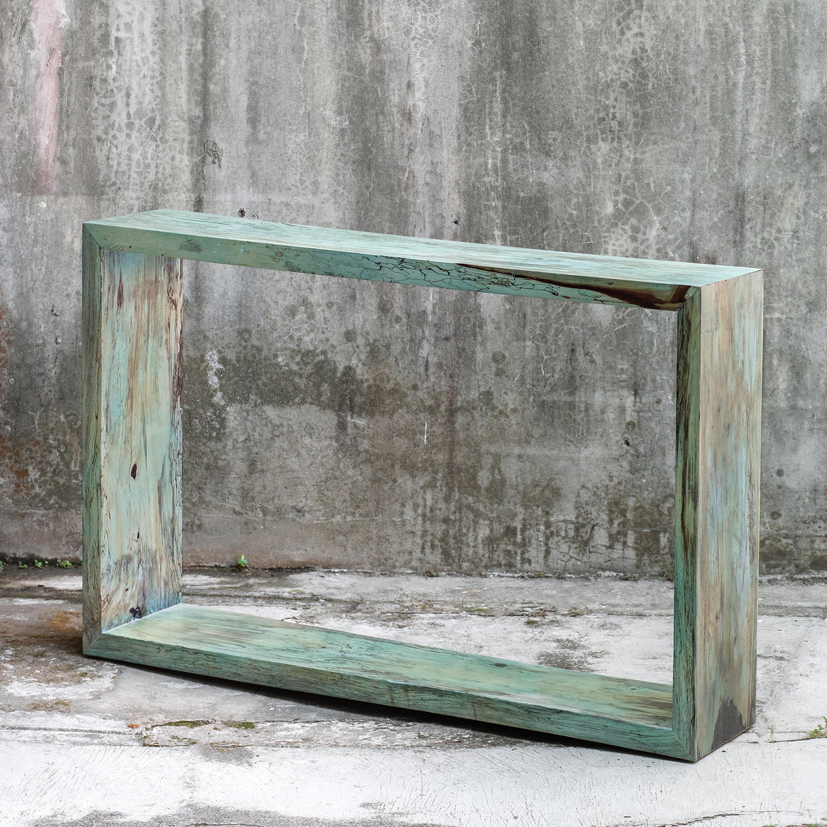 Teo Wooden Console Table, by Uttermost, 51.5" width x 32" height x 10" depth View 2