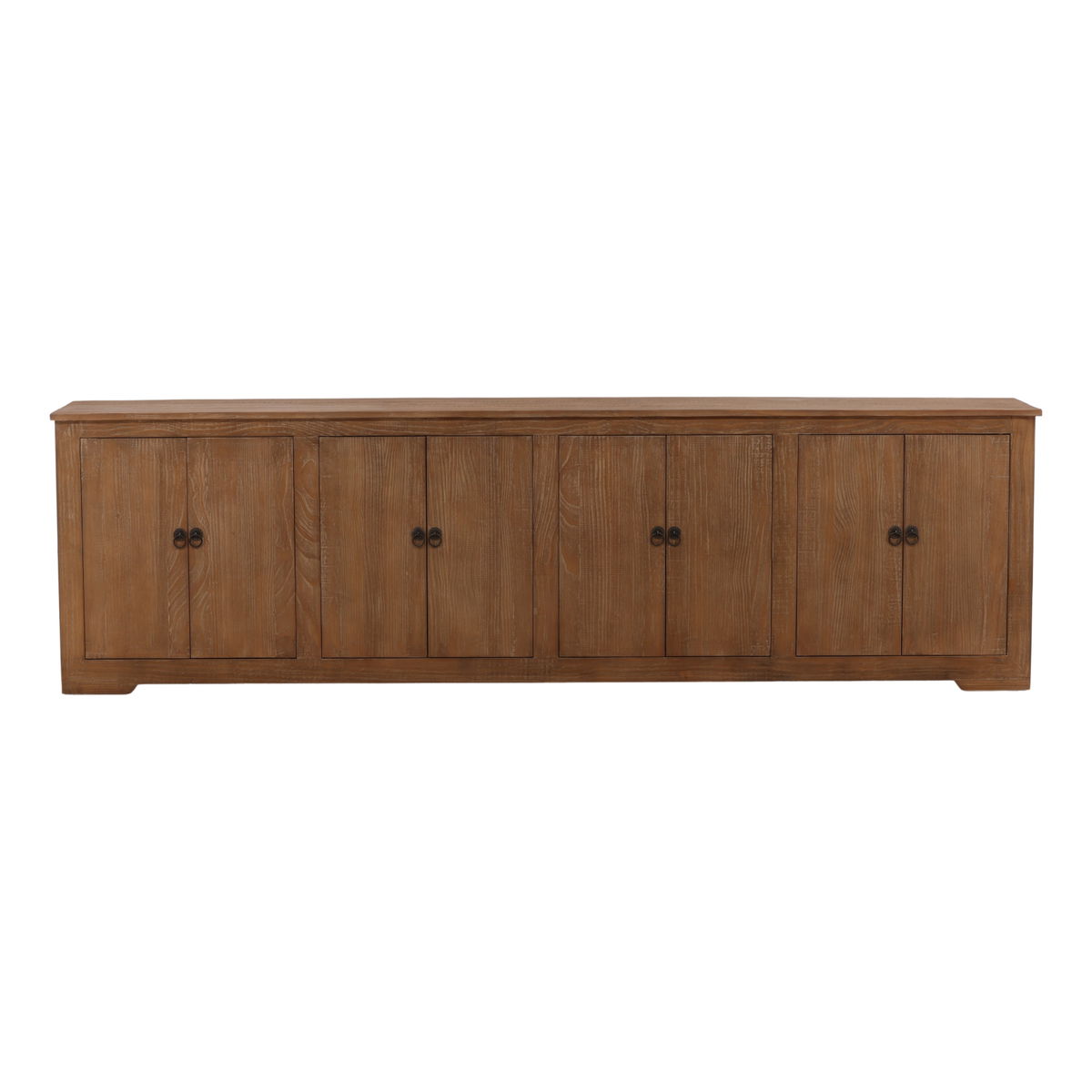 Nico Sideboard Brown, Sideboards & Buffet by Dovetail, 109.5" width x 31.5" height x 17.5" depth View 2