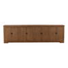 Nico Sideboard Brown, Sideboards & Buffet by Dovetail, 109.5" width x 31.5" height x 17.5" depth thumbnail 2
