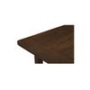 Wilson Dining Table Small Warm Brown, by Moe's Home, 98" width x 30" height x 40" depth thumbnail 4