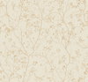 Luminous Branches Cream & Gold Wallpaper, by York Wall, 27' length x 2'3" width x 0.02" depth thumbnail