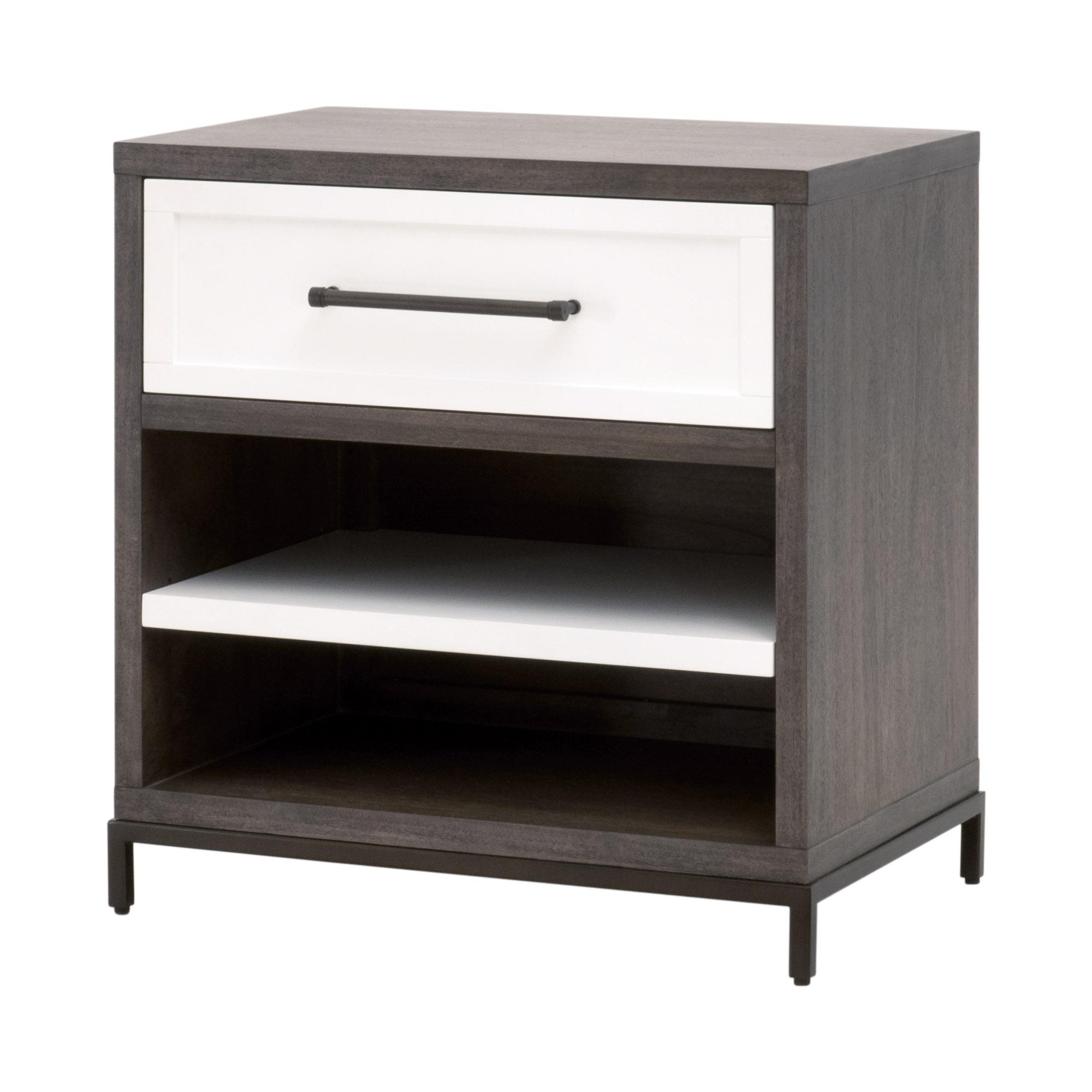 Wrenn 1-Drawer Nightstand, by Essentials for Living, 27.5" width x 28.5" height x 17.75" depth View 3