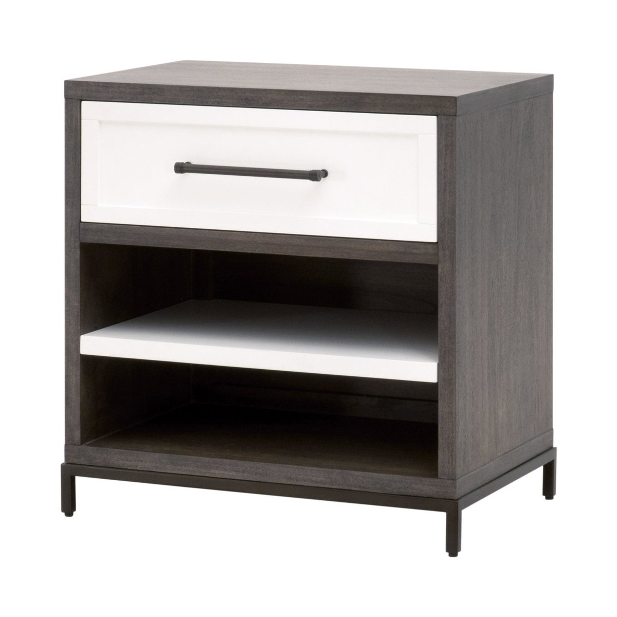 Wrenn 1-Drawer Nightstand, by Essentials for Living, 27.5" width x 28.5" height x 17.75" depth View 3