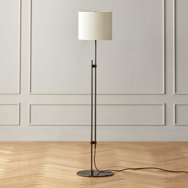 Online Designer Combined Living/Dining Soporte Blackened Brass Floor Lamp