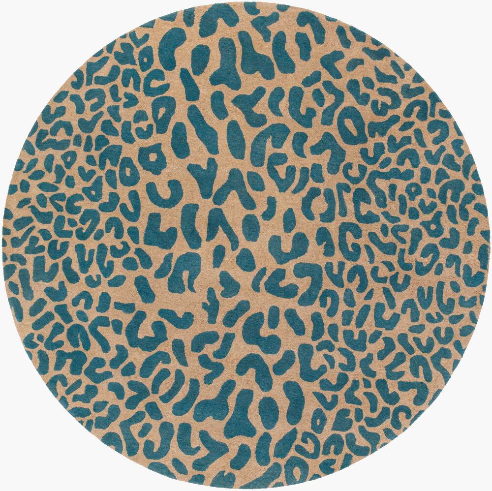 Athena Handmade Rug, by Surya, 8' length x 8' width