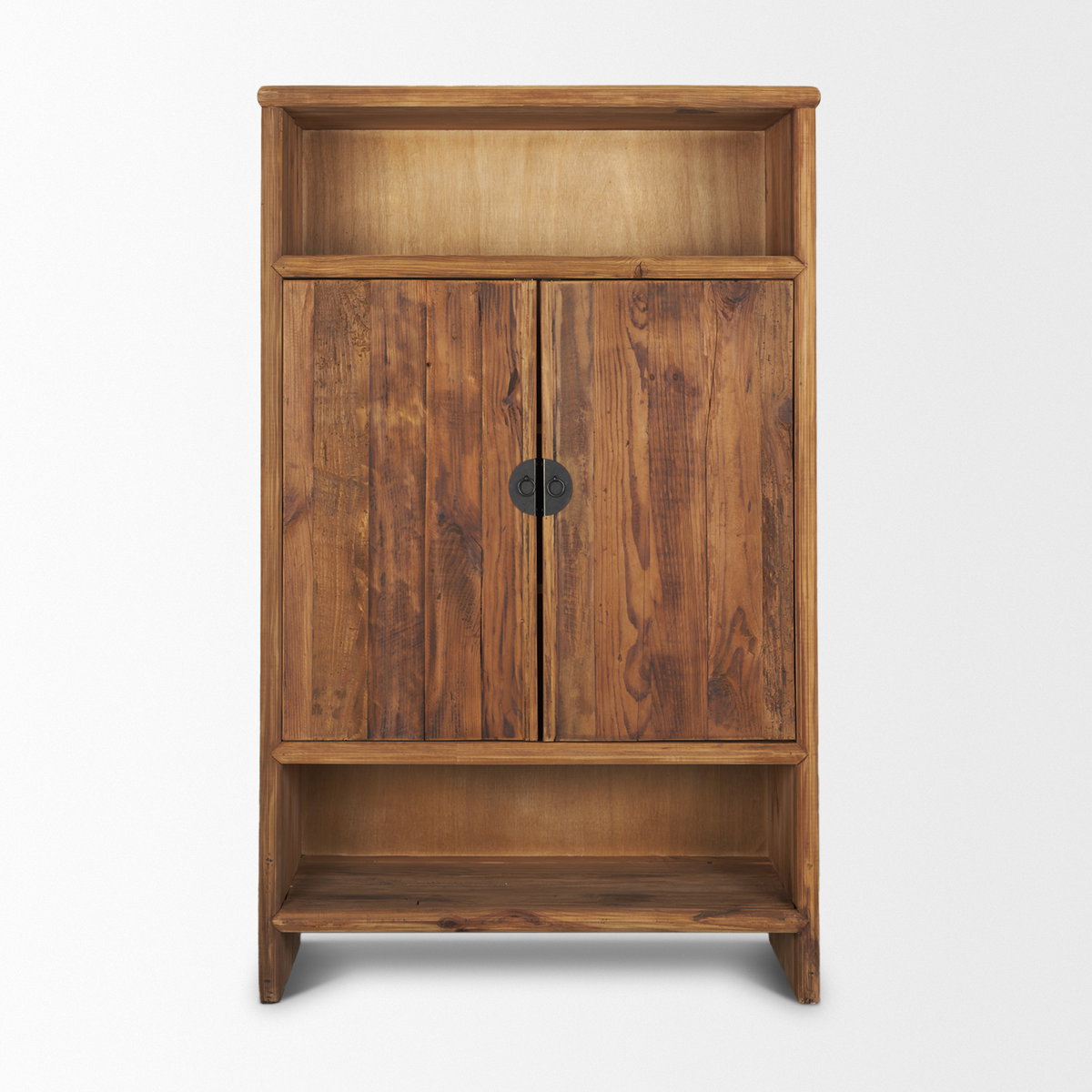 Wayde Curio Cabinet Recycled Pine, Cabinets & Sideboard by Mercana, 39.25" length x 17.5" width x 63" height View 4