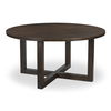 Joel Dining Table Dark Brown, by Moe's Home, 60" width x 30" height x 60" depth thumbnail 3