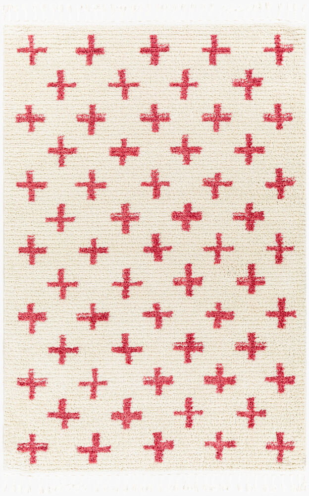 Casablanca Shag Machine Woven Rug, by Surya, 1'3.75" length x 1'3.75" width