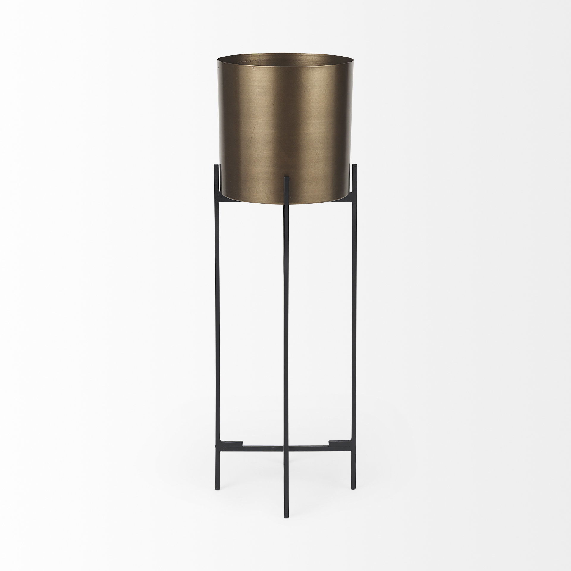 Sowerberry (Large) 11L x 11W x 33H Plant Stand, Planter by Mercana, 10.83" length x 10.83" width x 33.07" height View 6