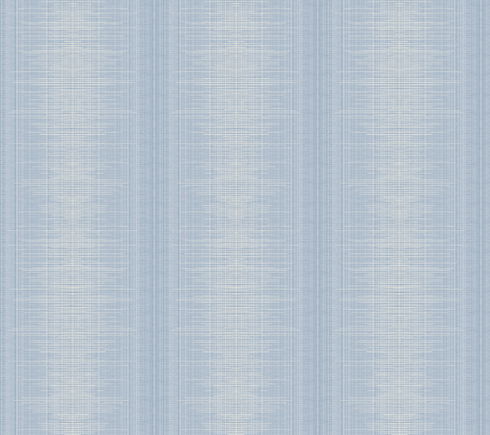 Silk Weave Stripe Blue Wallpaper