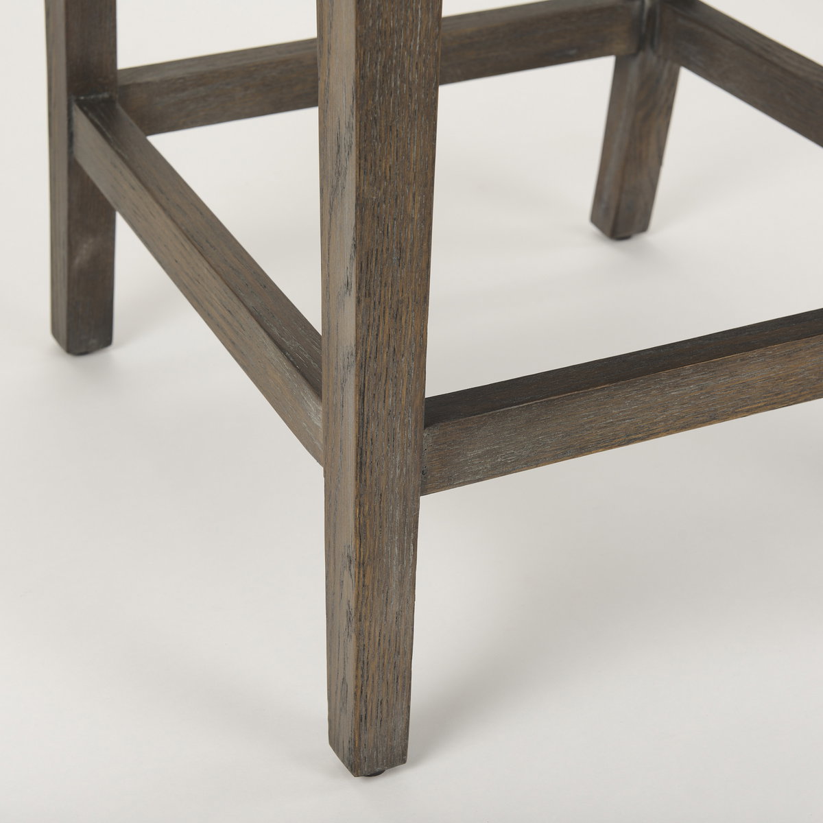 Kensington Backless 43in Seat Counter Stool | Medium Brown Wood, Counter & Bar Stool by Mercana, 20.5" length x 23.5" width x 43" height View 11