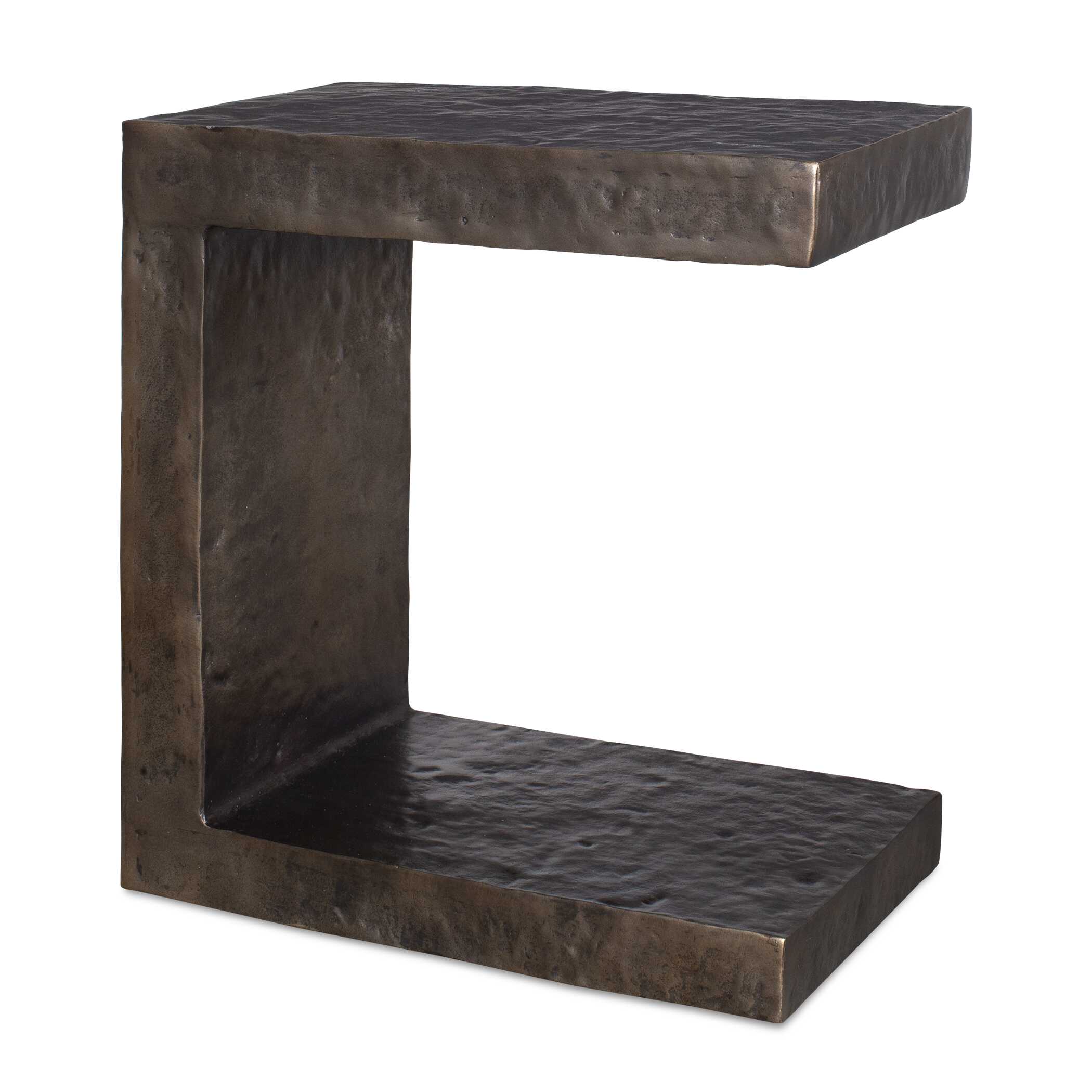 Obra Bronze Outdoor Side Table large image 