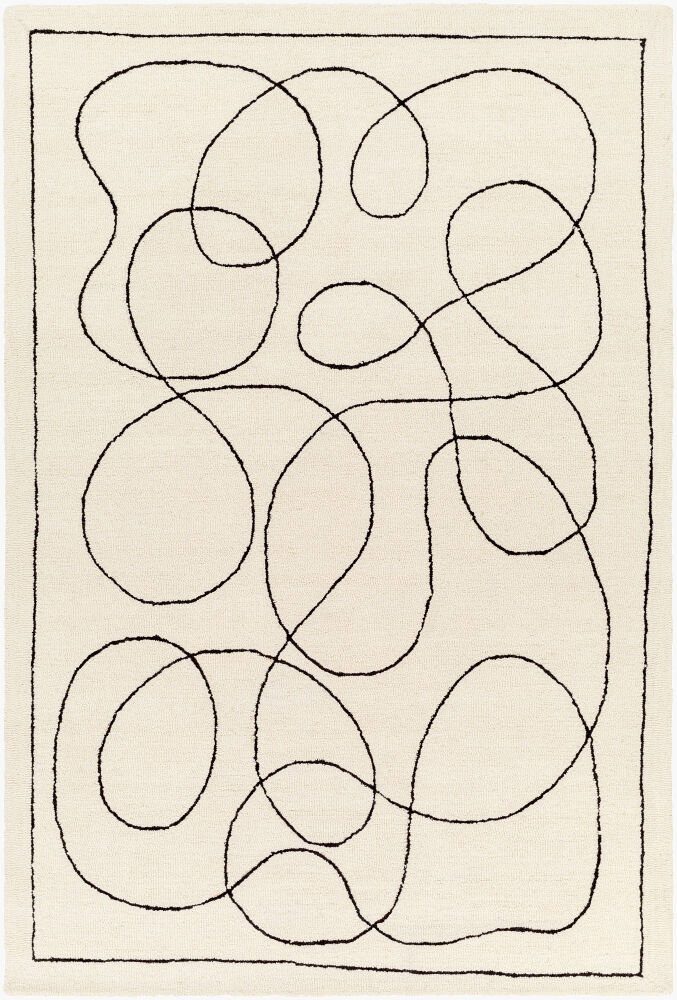 Granada Handmade Rug, by Surya, 1'6" length x 1'6" width