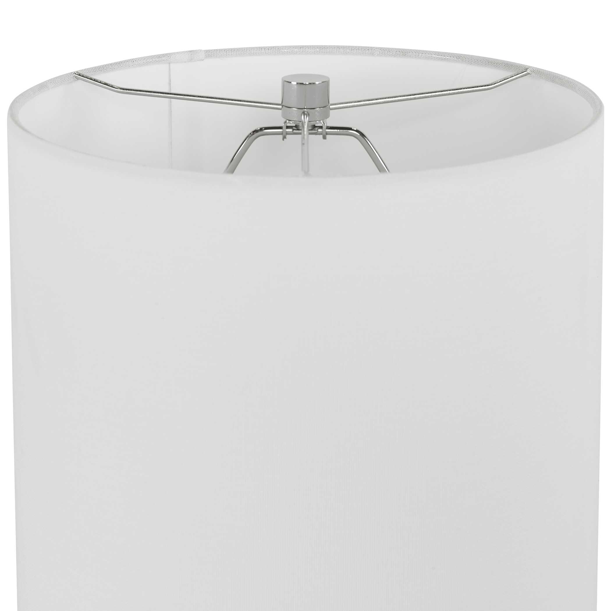 Inverse White Marble Table Lamp large image 
