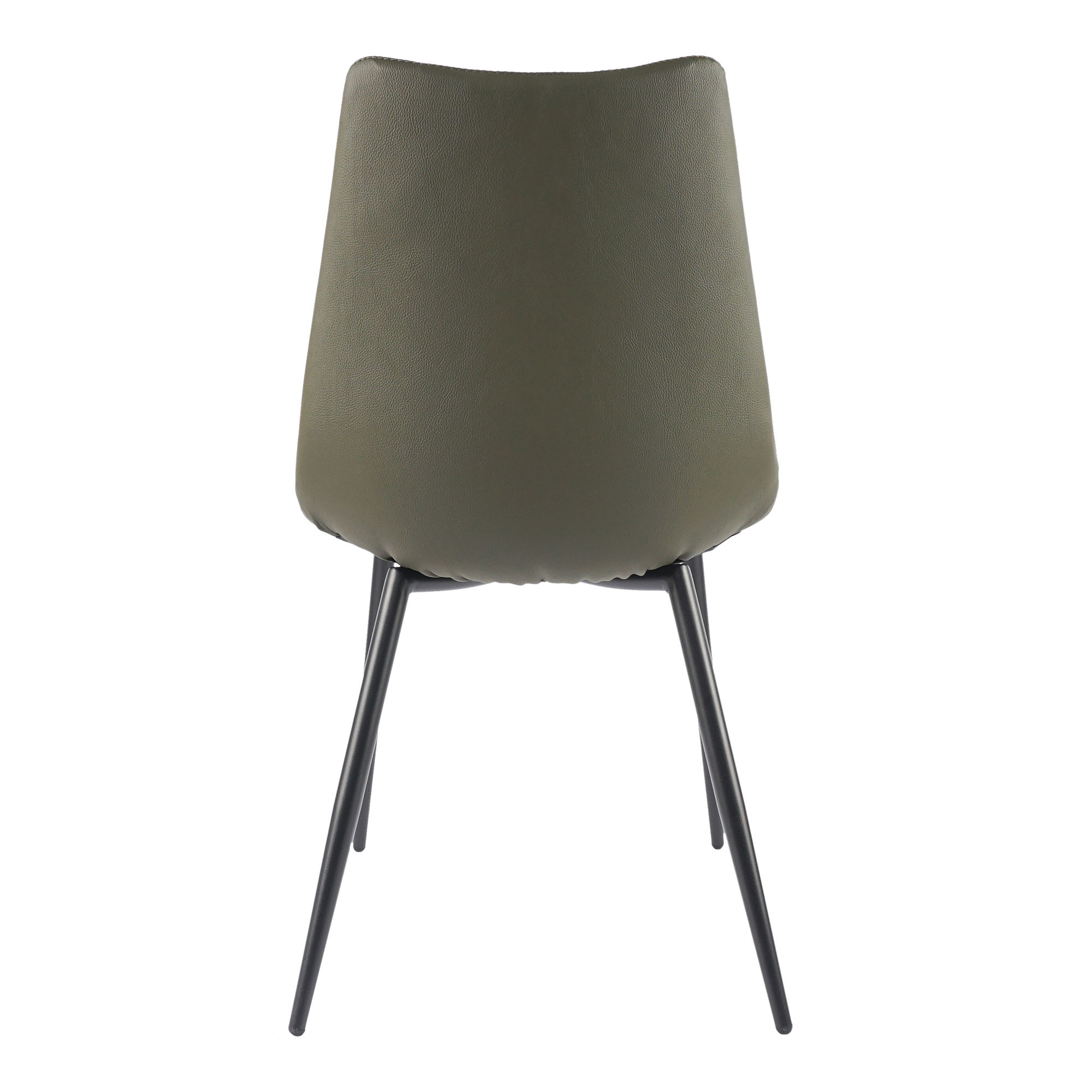 Alibi Dining Chair Dark Green - Set Of Two, by Moe's Home, 18" width x 33" height x 20" depth View 6