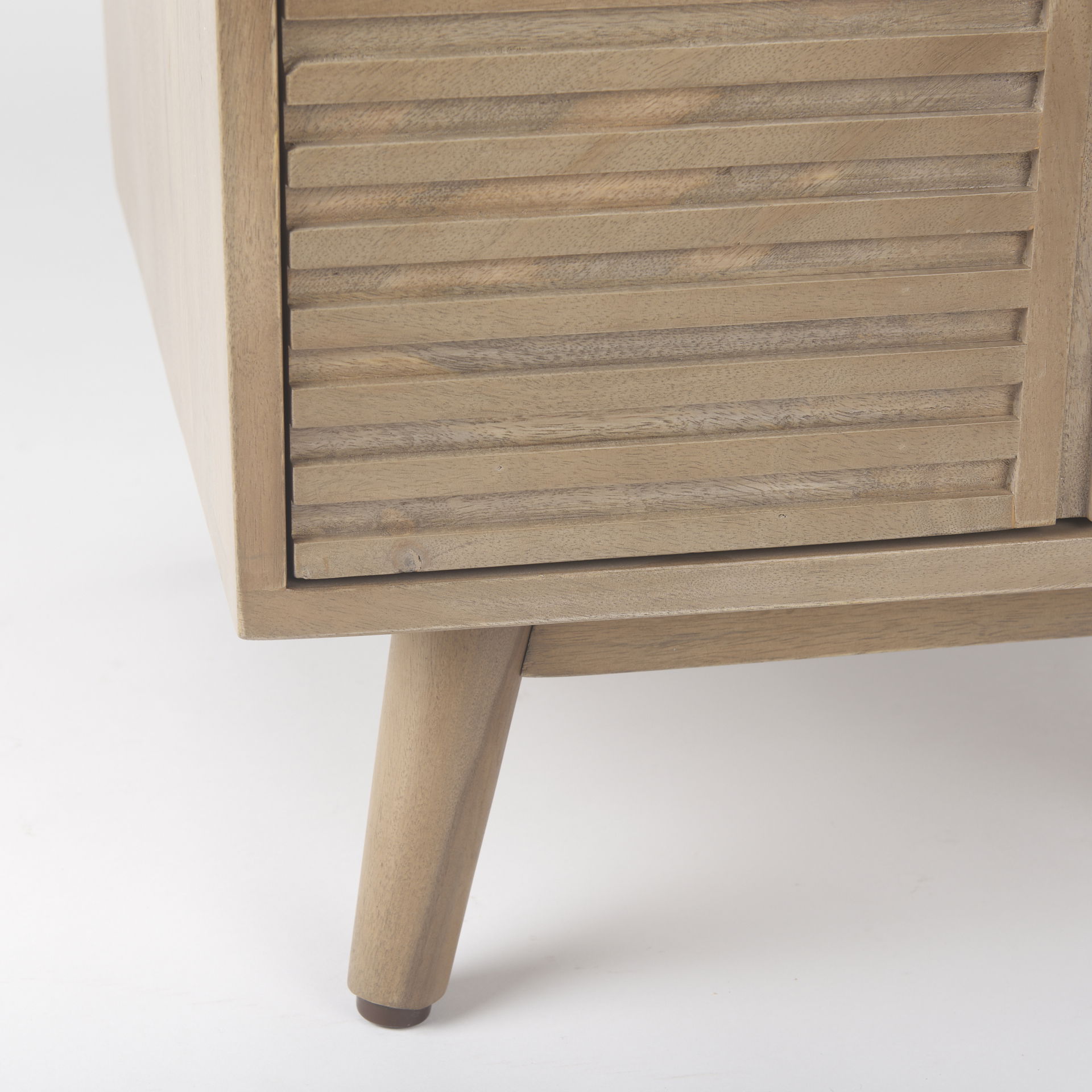 Sable  19.0L x 19.0W x 21.5H Light Brown Wood Side Table large image 