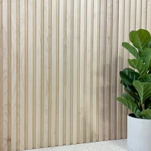 Online Designer Nursery 5.5" x 72" Slat Wall Panels in Unfinished Wood (4-pack) (Set of 4)