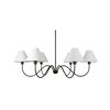 Whitney Chandelier Blackened Bronze, Pendant by Moe's Home, 47.25" width x 50" height x 47.25" depth thumbnail 2
