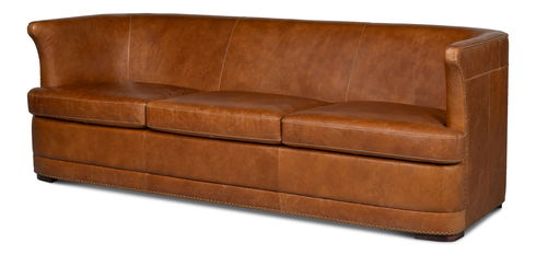 Mcmillan Distilled Leather Sofa