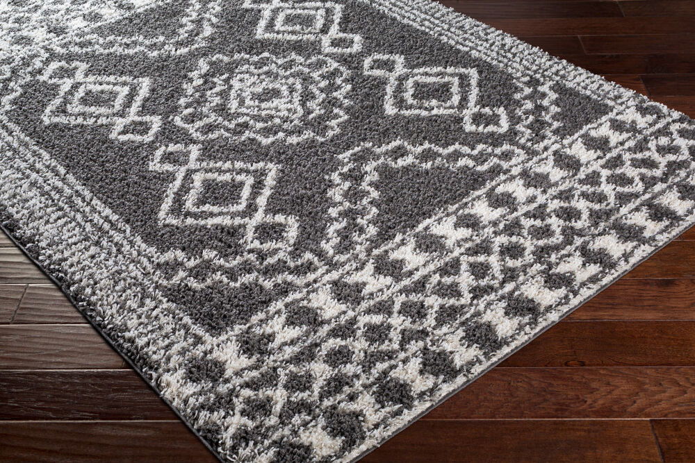 Taza Shag Machine Woven Rug, by Surya, 10' length x 7'10" width