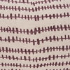 Jenna 14x26 Beige with Merlot Print Linen Lumbar Decorative Pillow Cover, by Mercana, 14" length x 26" width x 0.2" height thumbnail 7