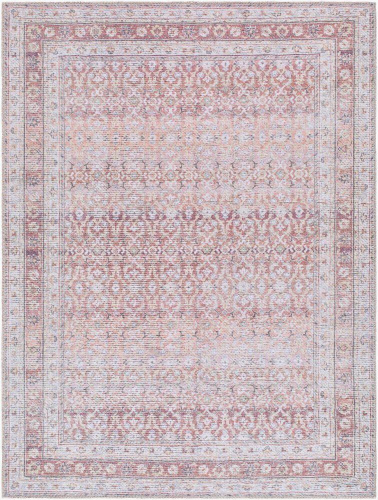 Vinny Machine Woven Rug, by Surya, 1'3.75" length x 1'3.75" width