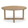 Joel Dining Table Natural, by Moe's Home, 60" width x 30" height x 60" depth thumbnail 3