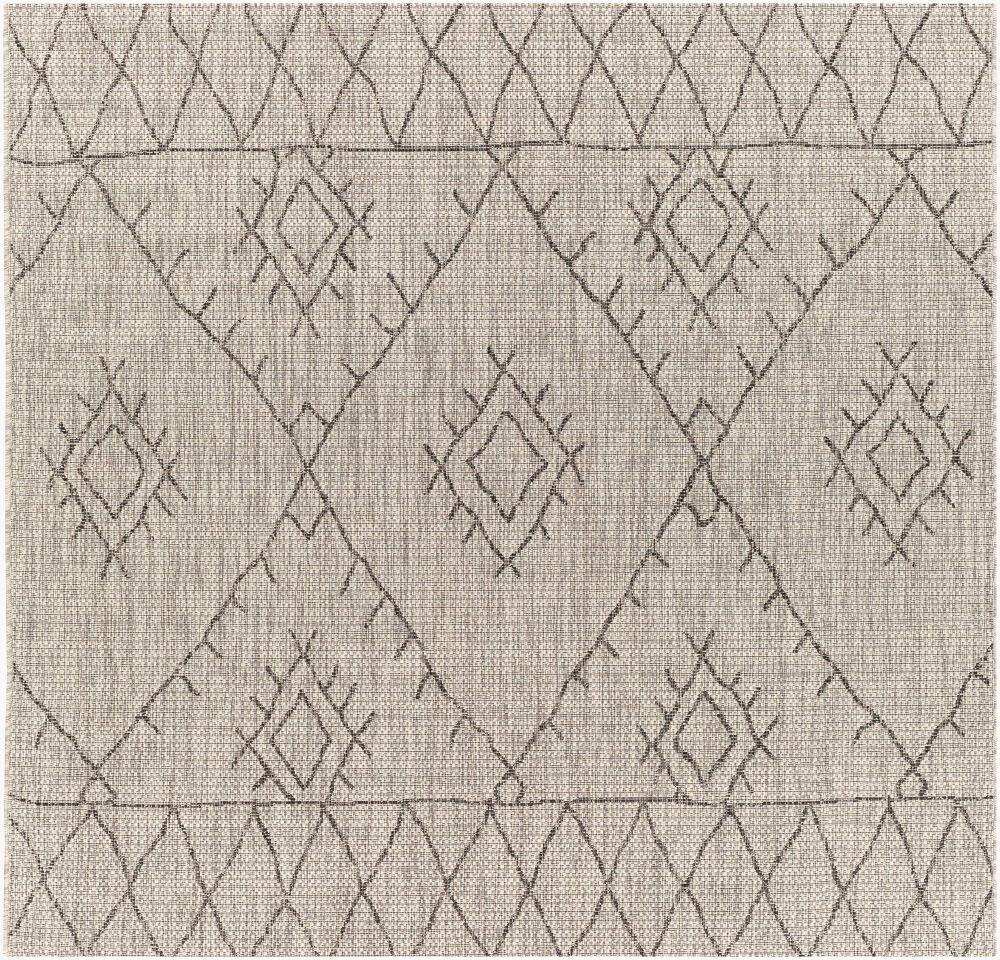 Eagean Machine Woven Rug, by Surya, 6'6.74" length x 6'6.74" width