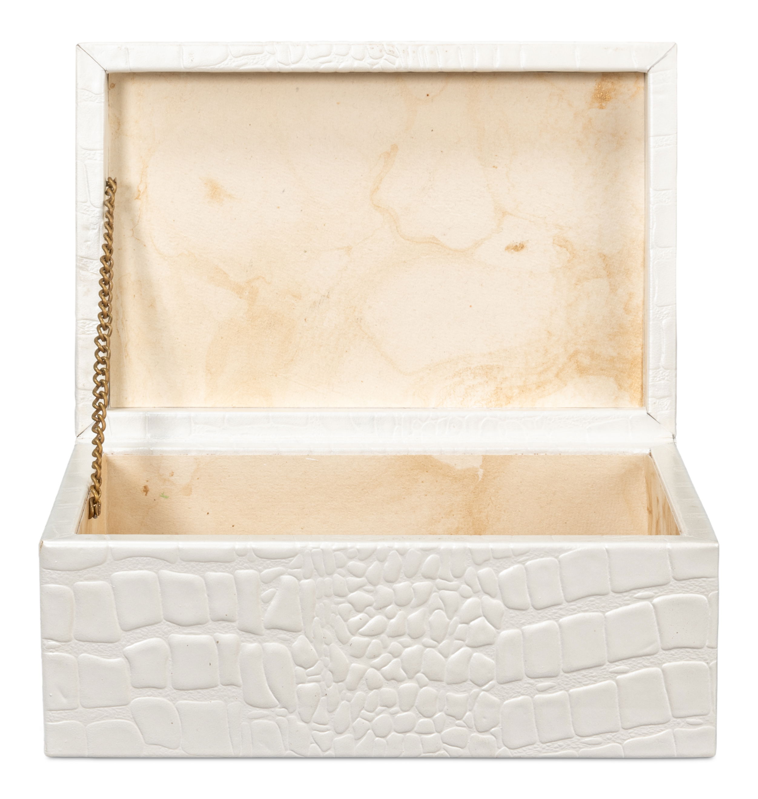 Candece Leather Box  Pearl  S/2 large image 