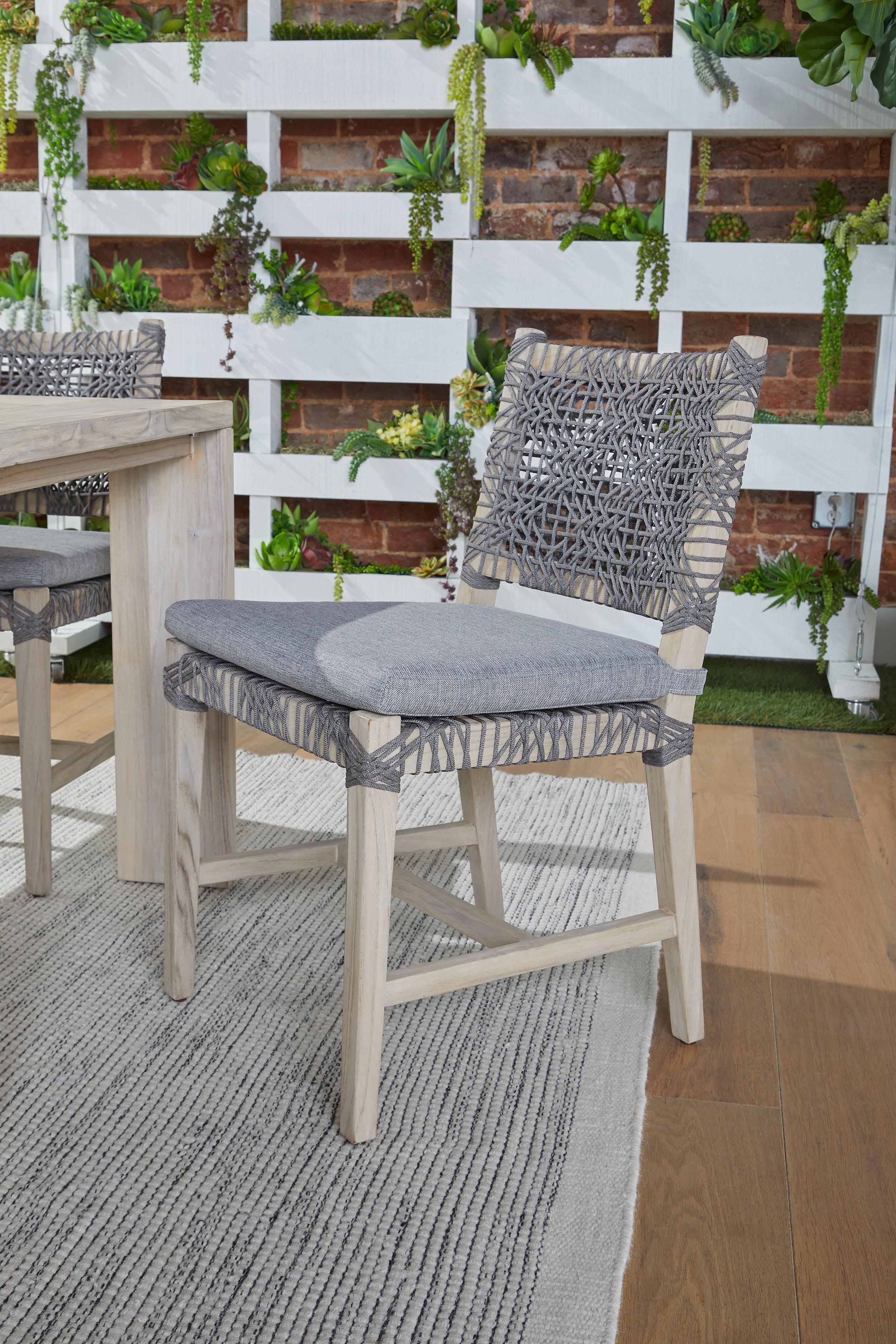 Costa Outdoor Dining Chair, Set of 2, by Essentials for Living, 19" width x 34.5" height x 22" depth View 12