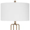 Link Brushed Gold Floor Lamp, by Uttermost, 19" width x 67" height x 19" depth thumbnail 7