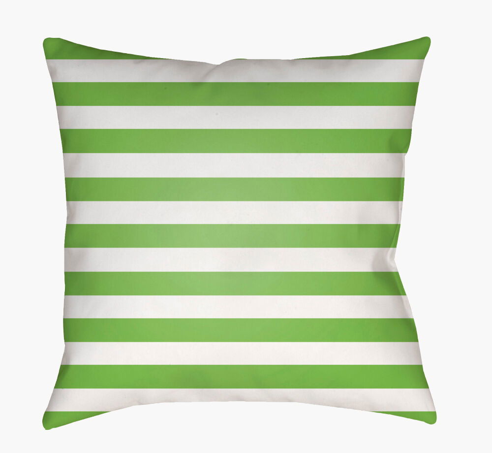 Prepster Stripe Accent Pillow, Decorative Pillow by Surya, 18" length x 18" width