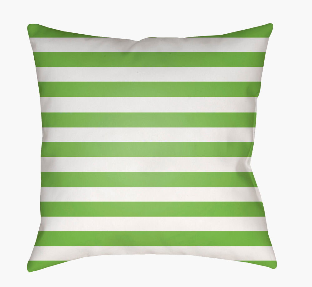 Prepster Stripe Accent Pillow, Decorative Pillow by Surya, 18" length x 18" width