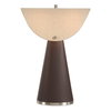 Conover Brown Modern Table Lamp, by Uttermost, 19" width x 27.25" height x 19" depth thumbnail 1