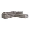 Terra Condo Dream Modular Sectional Light Grey, Sectional Sofa by Moe's Home, 114" width x 32" height x 114" depth thumbnail 4