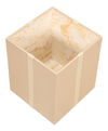 Ferrell Leather Holiday Boxes,S/3,Taupe, Decor by Sarreid, 8" length x 8" width x 9" height thumbnail 9