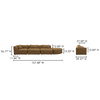 Lowtide Linear Modular Sectional Amber Glow thumbnail 6