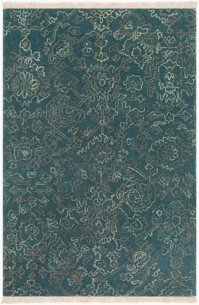 Wilmington Handmade Rug, by Surya, 1'6" length x 1'6" width