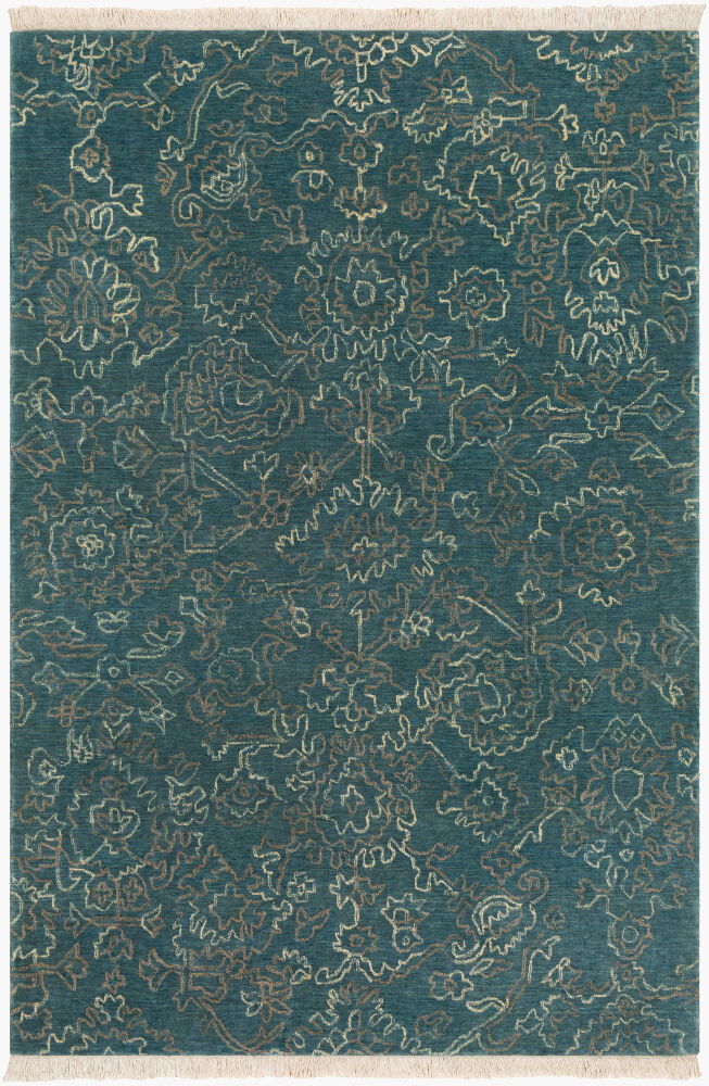 Wilmington Handmade Rug, by Surya, 9' length x 6' width