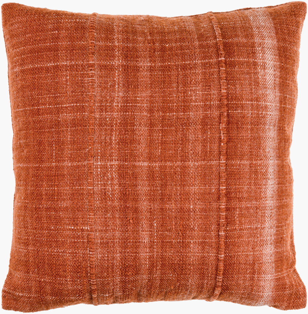 Mudcloth Accent Pillow, Decorative Pillow by Surya, 22" length x 22" width