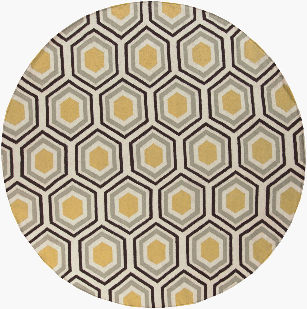 Fallon Handmade Rug, by Surya, 8' length x 8' width