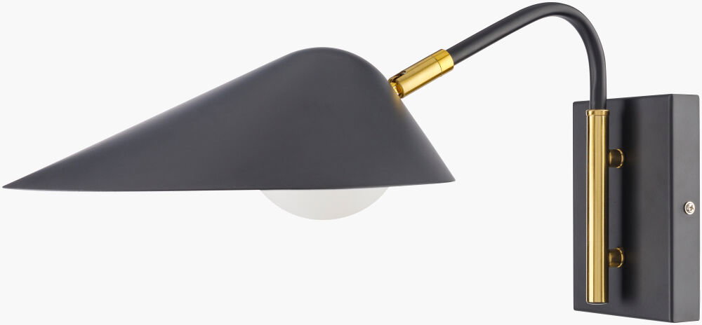 Hallas Wall Sconce, by Surya, 10" length x 9" width x 18" height