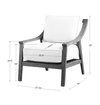 Lyle Beige Accent Chair, by Uttermost, 27.75" width x 32" height x 32" depth thumbnail 3