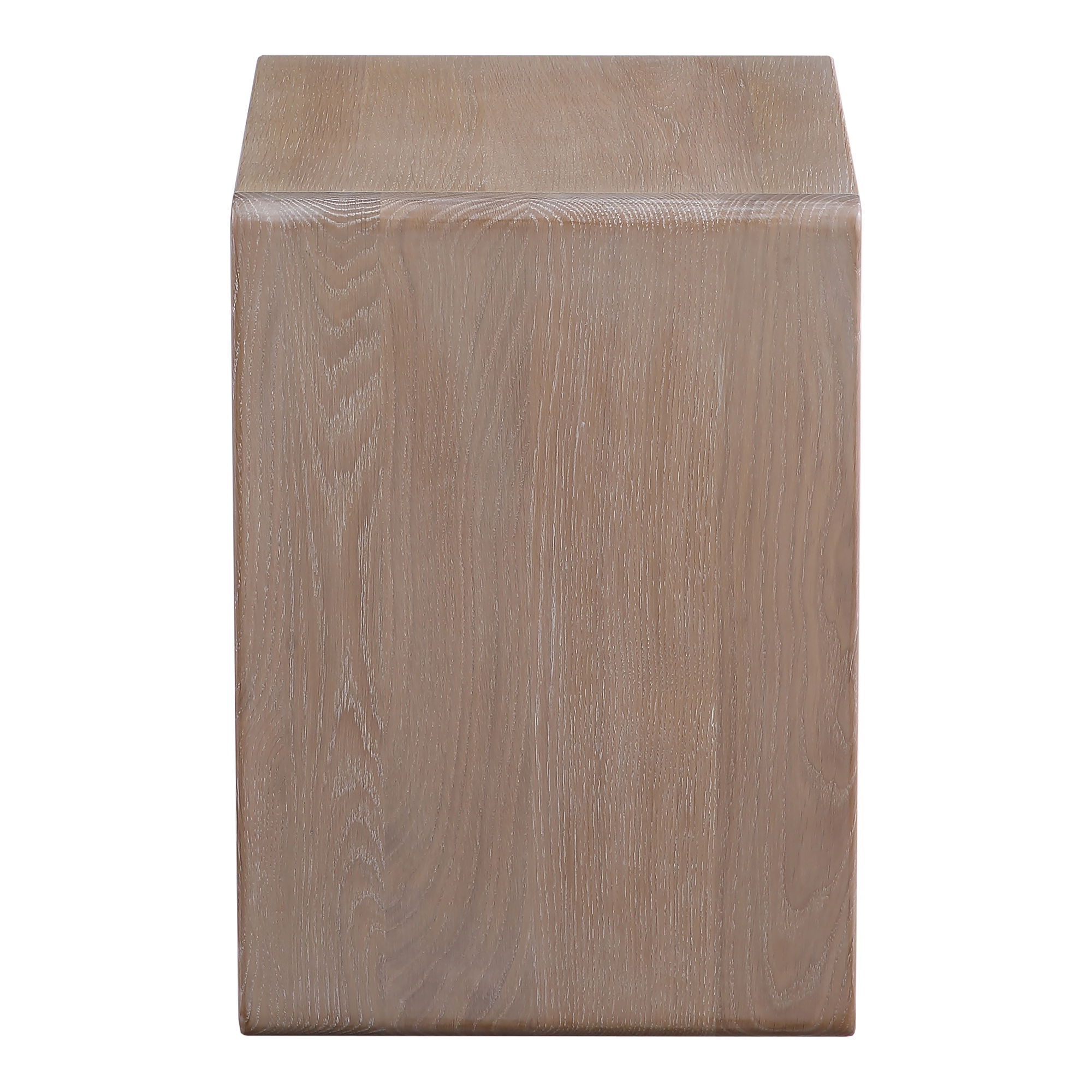Hiroki Accent Table White Oak, Side & End Table by Moe's Home, 12.5" width x 20" height x 14" depth View 3