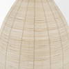 Saliha Cane with Brass Metal Pendant Light, by Mercana, 18" length x 18" width x 22.5" height thumbnail 7